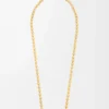 Anagram Pebble necklace in sterling silver and crystals Gold/Multicolor Anagram Pebble necklace in sterling silver and crystals Gold/Multicolor