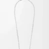 Anagram Pebble necklace in sterling silver and crystals Silver/Multicolor Anagram Pebble necklace in sterling silver and crystals Silver/Multicolor