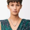 Anagram Pebble necklace in sterling silver and crystals Silver/Multicolor Anagram Pebble necklace in sterling silver and crystals Silver/Multicolor