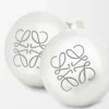 Anagram Pebble stud earrings in sterling silver Silver