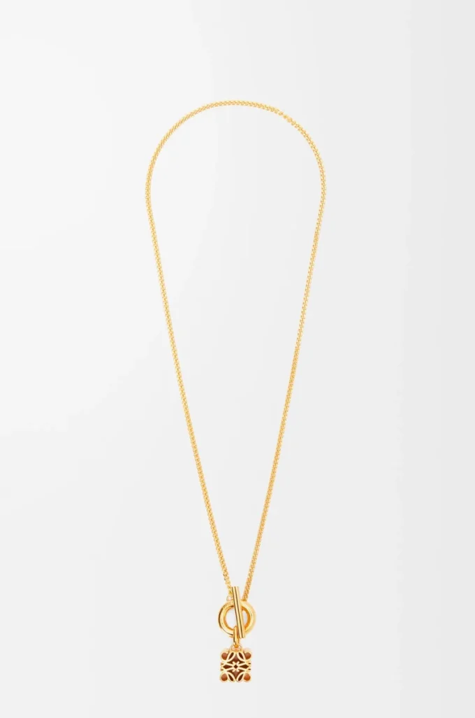 Anagram pendant in sterling silver Gold Anagram pendant in sterling silver Gold