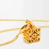 Anagram pendant in sterling silver Gold Anagram pendant in sterling silver Gold