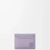 Anagram plain cardholder in pebble grained calfskin Dirty Mauve Anagram plain cardholder in pebble grained calfskin Dirty Mauve