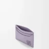 Anagram plain cardholder in pebble grained calfskin Dirty Mauve Anagram plain cardholder in pebble grained calfskin Dirty Mauve