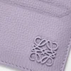 Anagram plain cardholder in pebble grained calfskin Dirty Mauve Anagram plain cardholder in pebble grained calfskin Dirty Mauve