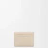 Anagram plain cardholder in pebble grained calfskin Light Ghost Anagram plain cardholder in pebble grained calfskin Light Ghost