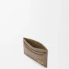 Anagram plain cardholder in pebble grained calfskin Taupe Anagram plain cardholder in pebble grained calfskin Taupe