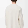 Anagram pocket sweater in cotton blend Beige/Grey Anagram pocket sweater in cotton blend Beige/Grey