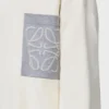 Anagram pocket sweater in cotton blend Beige/Grey Anagram pocket sweater in cotton blend Beige/Grey