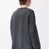 Anagram pocket sweater in cotton blend Grey/Blue Anagram pocket sweater in cotton blend Grey/Blue