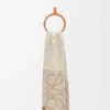 Anagram scarf in alpaca and wool Beige/White Anagram scarf in alpaca and wool Beige/White