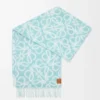 Anagram scarf in alpaca and wool blend Light Blue/White Anagram scarf in alpaca and wool blend Light Blue/White