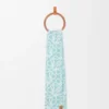 Anagram scarf in alpaca and wool blend Light Blue/White Anagram scarf in alpaca and wool blend Light Blue/White