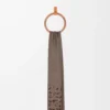 Anagram scarf in silk and cashmere Brown/Multicolor