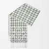 Anagram scarf in silk and cashmere Light Grey/Multicolor Anagram scarf in silk and cashmere Light Grey/Multicolor