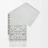 Anagram scarf in silk and cashmere Light Grey/Multicolor Anagram scarf in silk and cashmere Light Grey/Multicolor