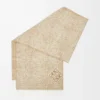 Anagram scarf in wool and cashmere Beige