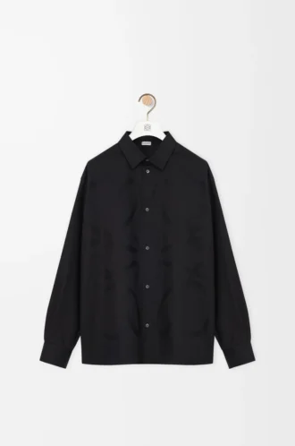 Anagram shirt in cotton Black