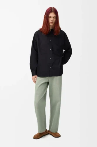 Anagram shirt in cotton Black