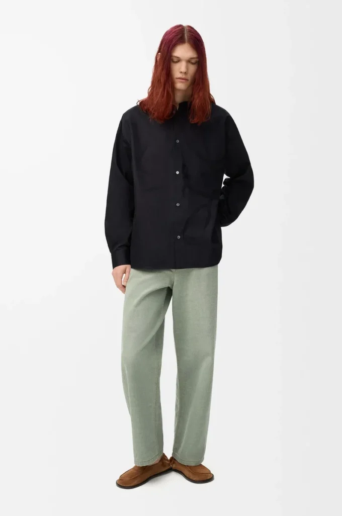 Anagram shirt in cotton Black Anagram shirt in cotton Black