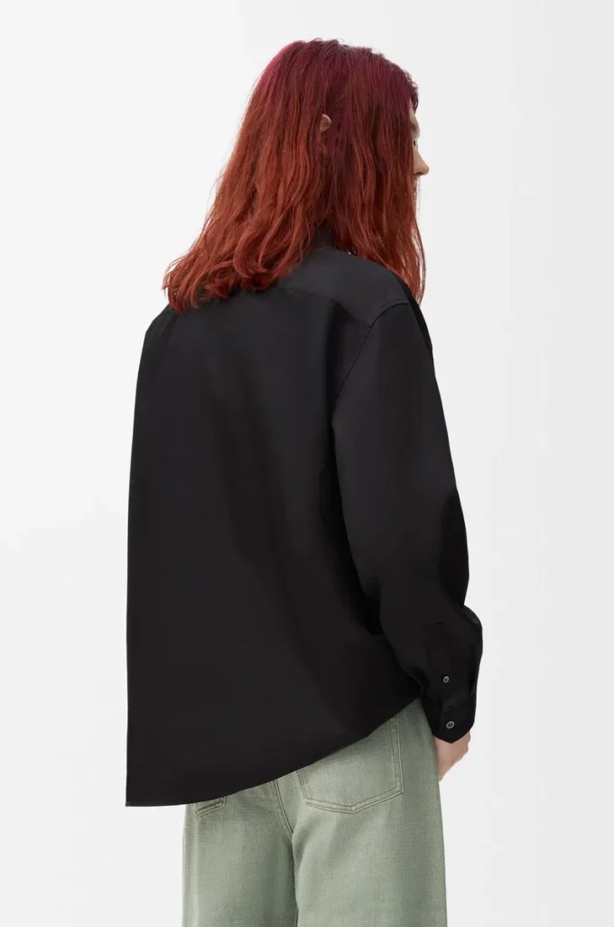 Anagram shirt in cotton Black Anagram shirt in cotton Black