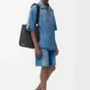 Anagram short sleeve shirt in denim Washed Denim Anagram short sleeve shirt in denim Washed Denim
