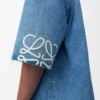 Anagram short sleeve shirt in denim Washed Denim Anagram short sleeve shirt in denim Washed Denim