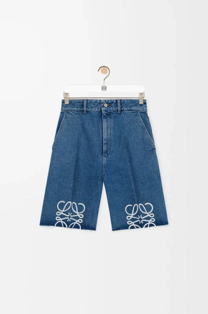 Anagram shorts in denim Jeans Blue Anagram shorts in denim Jeans Blue