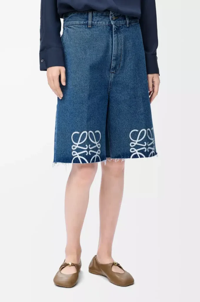 Anagram shorts in denim Jeans Blue Anagram shorts in denim Jeans Blue