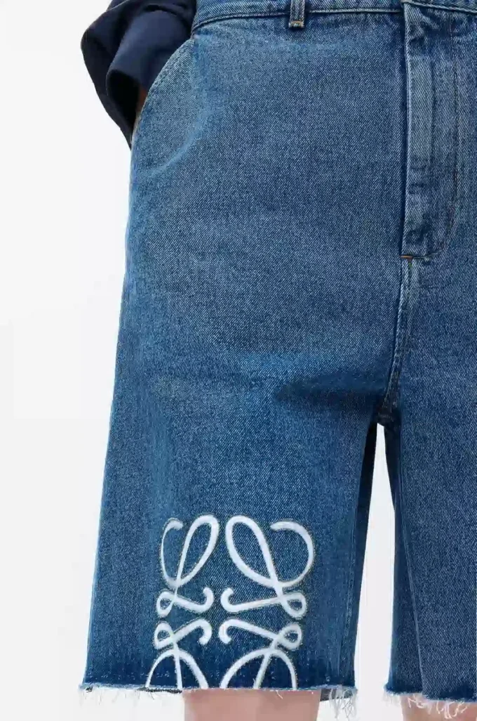 Anagram shorts in denim Jeans Blue Anagram shorts in denim Jeans Blue