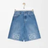 Anagram shorts in denim Washed Denim Anagram shorts in denim Washed Denim