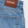 Anagram shorts in denim Washed Denim Anagram shorts in denim Washed Denim