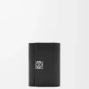 Anagram small vertical wallet in pebble grained calfskin Black Anagram small vertical wallet in pebble grained calfskin Black