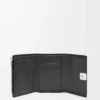 Anagram small vertical wallet in pebble grained calfskin Black Anagram small vertical wallet in pebble grained calfskin Black