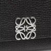 Anagram small vertical wallet in pebble grained calfskin Black Anagram small vertical wallet in pebble grained calfskin Black