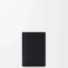 Anagram small vertical wallet in pebble grained calfskin Black/Gold