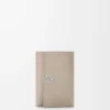 Anagram small vertical wallet in pebble grained calfskin Clay Anagram small vertical wallet in pebble grained calfskin Clay