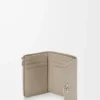 Anagram small vertical wallet in pebble grained calfskin Clay Anagram small vertical wallet in pebble grained calfskin Clay