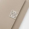 Anagram small vertical wallet in pebble grained calfskin Clay Anagram small vertical wallet in pebble grained calfskin Clay