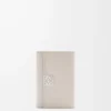 Anagram small vertical wallet in pebble grained calfskin Light Ghost Anagram small vertical wallet in pebble grained calfskin Light Ghost