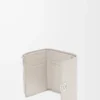 Anagram small vertical wallet in pebble grained calfskin Light Ghost Anagram small vertical wallet in pebble grained calfskin Light Ghost