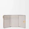 Anagram small vertical wallet in pebble grained calfskin Light Ghost Grey Anagram small vertical wallet in pebble grained calfskin Light Ghost Grey