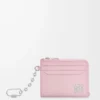 Anagram square coin cardholder in pebble grained calfskin Blossom Anagram square coin cardholder in pebble grained calfskin Blossom