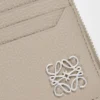 Anagram square coin cardholder in pebble grained calfskin Clay Anagram square coin cardholder in pebble grained calfskin Clay