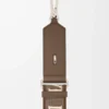 Anagram strap in jacquard and calfskin Dark Cigar Anagram strap in jacquard and calfskin Dark Cigar