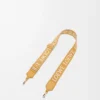 Anagram strap in jacquard and calfskin Sahara Anagram strap in jacquard and calfskin Sahara