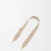 Anagram strap in jacquard and calfskin Sand Anagram strap in jacquard and calfskin Sand