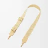 Anagram strap in jacquard and calfskin Vanilla Anagram strap in jacquard and calfskin Vanilla