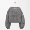 Anagram sweater in mohair Grey Melange Anagram sweater in mohair Grey Melange