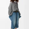 Anagram sweater in mohair Grey Melange Anagram sweater in mohair Grey Melange